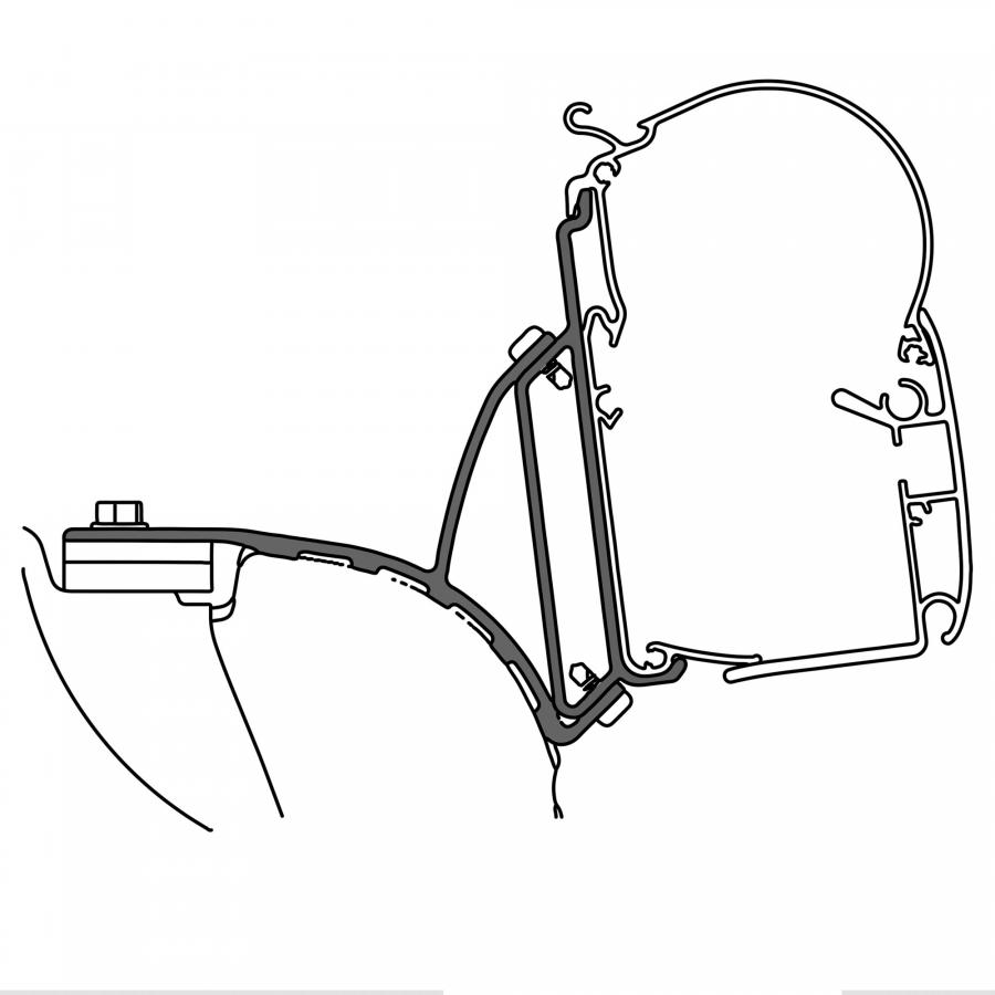 Artikelbild 1 des Artikels “Adapter für VW T5/T6 Multivan für Markisen Dometic Serie 1 “